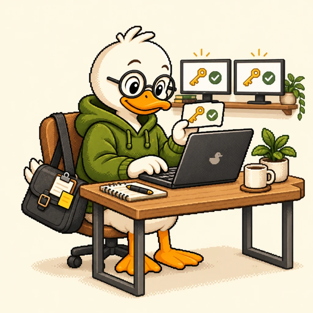 Quackoslav enters the key from an email into the Mac app